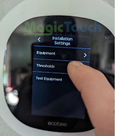 threshold settings on eco