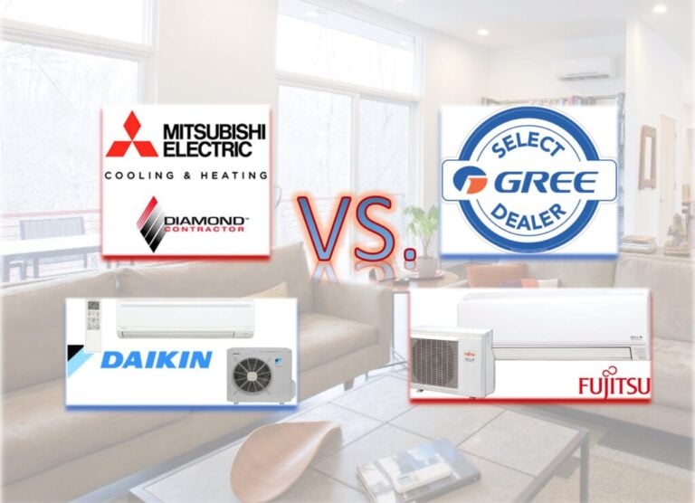 Mitsubishi vs Fujitsu vs Daikin vs Gree