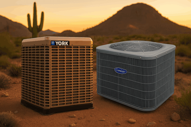 carrier vs york heat pump