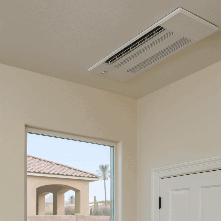 mitsubishi mlz ceiling cassette review installed in mesa az