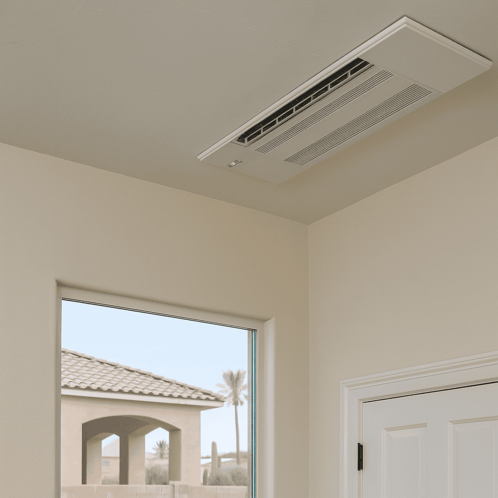 mitsubishi mlz ceiling cassette review installed in mesa az