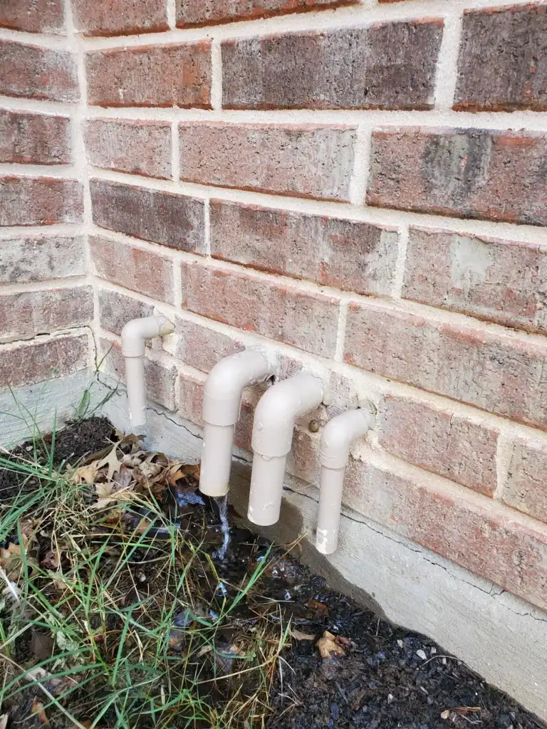Water Leaks – Pipe on Side of House